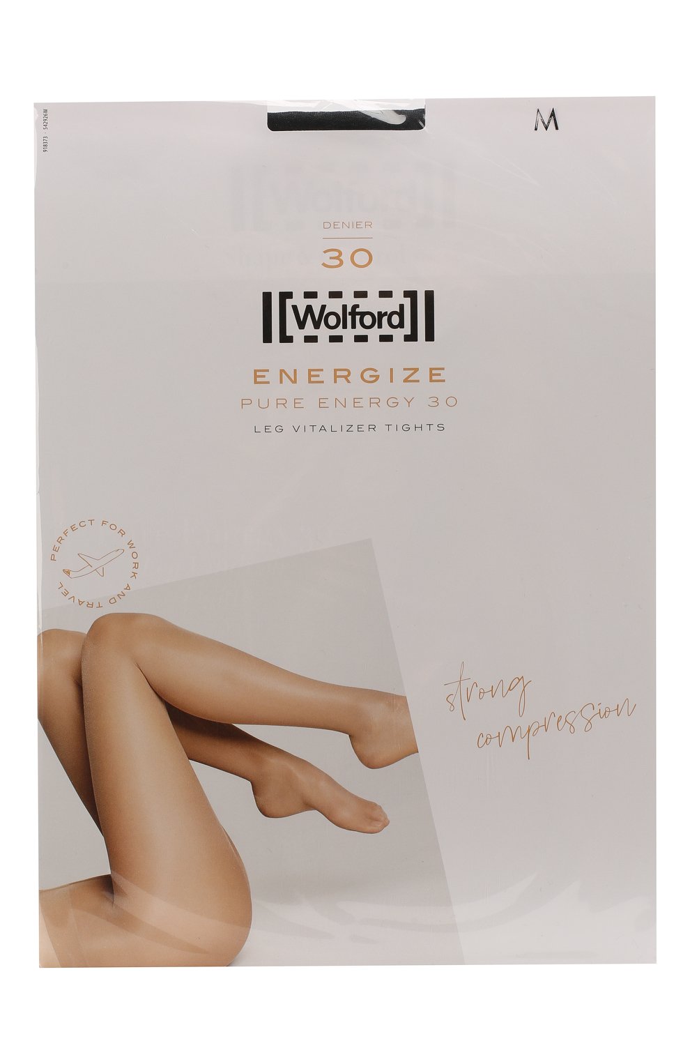 Женские капроновые колготки WOLFORD черного цвета, арт. 18373 | Фото 1