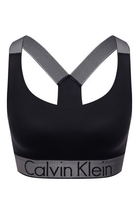 Женский однотонный бюстгальтер с логотипом бренда CALVIN KLEIN черного цвета по цене 5945 руб., арт. QF4053E | Фото 1 Женский однотонный бюстгальтер с логотипом бренда CALVIN KLEIN черного цвета, арт. QF4053E | Фото 1