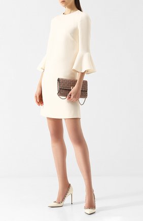 Женская лаковые туфли valentino garavani rockstud VALENTINO белого цвета по цене 47300 руб., арт. PW2S0057/VNW | Фото 2 Женская лаковые туфли valentino garavani rockstud VALENTINO белого цвета, арт. PW2S0057/VNW | Фото 2