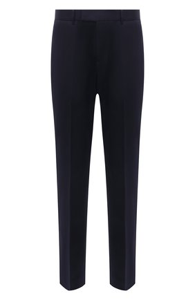 Мужские хлопковые брюки GUCCI темно-синего цвета, арт. 468518/Z3732 | Фото 1 (Материал внешний: Хлопок; Длина (брюки, джинсы): Стандартные; Случай: Повседневный; Региональные ограничения белый список (Axapta Mercury): RU)