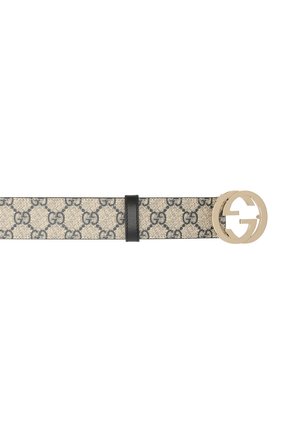 Женский ремень gg supreme GUCCI синего цвета по цене 34000 руб., арт. 370543/KGDHG | Фото 3 Женский ремень gg supreme GUCCI синего цвета, арт. 370543/KGDHG | Фото 3