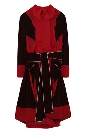 Женское красное приталенное платье-миди с воротником аскот Sacai, арт. 17-03465 купить в ЦУМ | Фото №1 Приталенное платье-миди с воротником аскот Sacai красное | Фото №1