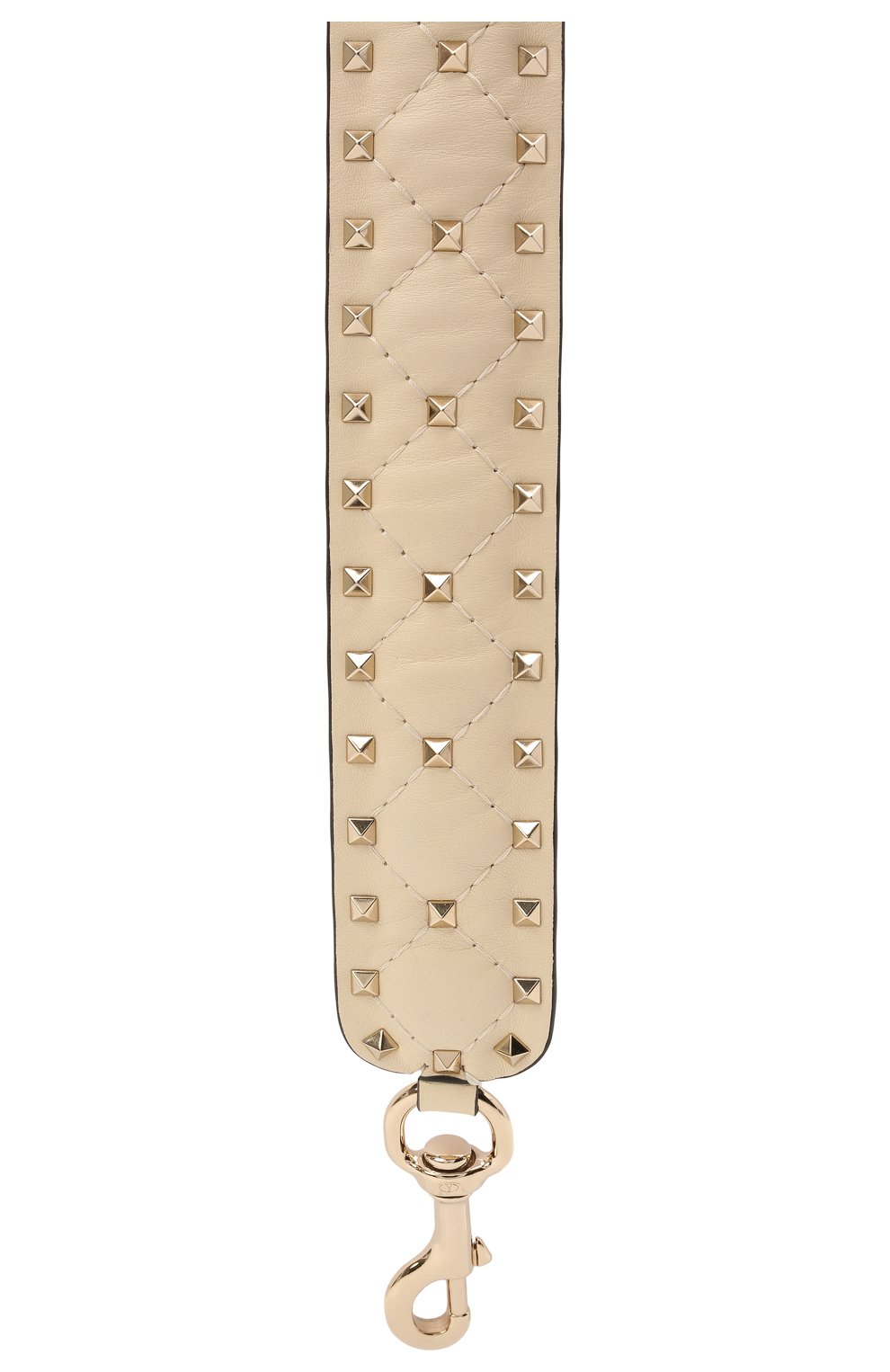Женские кожаный ремень для сумки valentino garavani rockstud spike VALENTINO белого цвета по цене 55700 руб., арт. PW2P0P37/NAP | Фото 2 Женские кожаный ремень для сумки valentino garavani rockstud spike VALENTINO белого цвета, арт. PW2P0P37/NAP | Фото 2