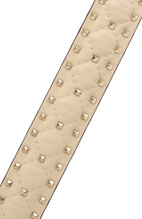 Женские кожаный ремень для сумки rockstud spike VALENTINO белого цвета по цене 0 руб., арт. PW2P0P37/NAP | Фото 3 Женские кожаный ремень для сумки rockstud spike VALENTINO белого цвета, арт. PW2P0P37/NAP | Фото 3 (Ошибки технического описания: Нет высоты, Нет глубины; Материал: Натуральная кожа; Размер: mini; Кросс-КТ: ремень-сумка; Статус проверки: Проверено, Проверена категория)