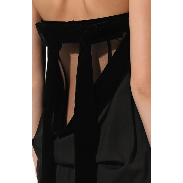 фото Однотонное шелковое платье-бюстье tom ford