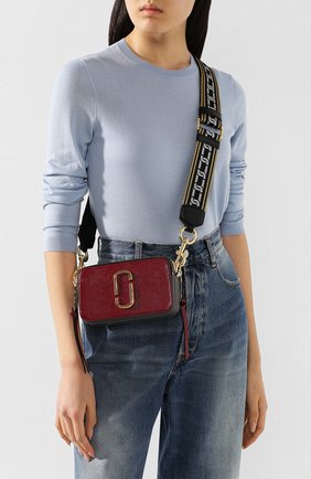 Женская сумка snapshot small MARC JACOBS (THE) бордового цвета по цене 29950 руб., арт. M0012007 | Фото 2 Женская сумка snapshot small MARC JACOBS (THE) бордового цвета, арт. M0012007 | Фото 2