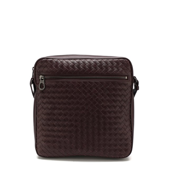 фото Кожаная сумка-планшет с плетением intrecciato bottega veneta