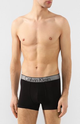 Мужские хлопковые боксеры с широкой резинкой CALVIN KLEIN черного цвета по цене 3700 руб., арт. NB1298A | Фото 2 Мужские хлопковые боксеры с широкой резинкой CALVIN KLEIN черного цвета, арт. NB1298A | Фото 2