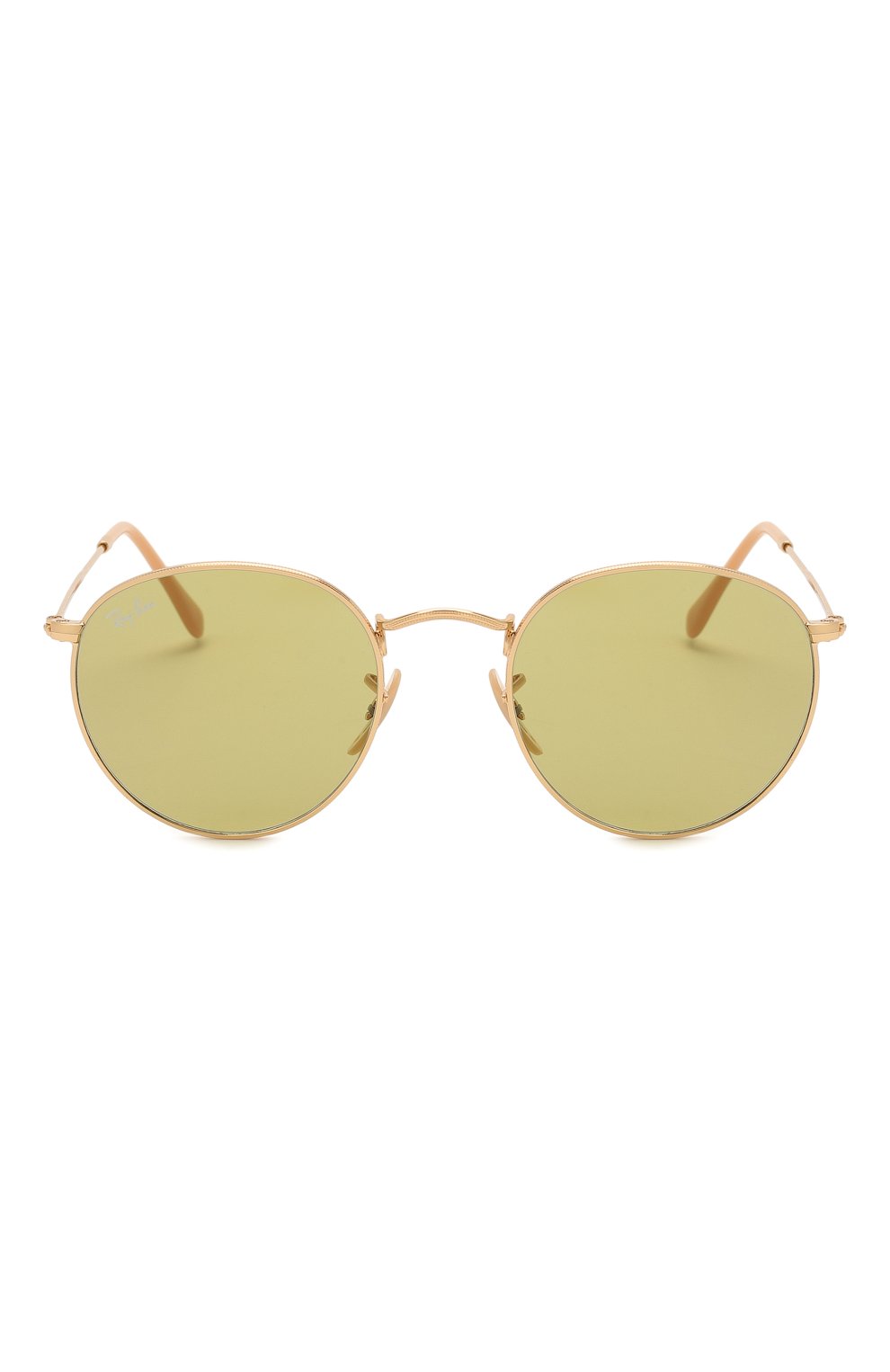 Женские солнцезащитные очки RAY-BAN золотого цвета по цене 12900 руб., арт. 3447-90644C | Фото 4 Женские солнцезащитные очки RAY-BAN золотого цвета, арт. 3447-90644C | Фото 4