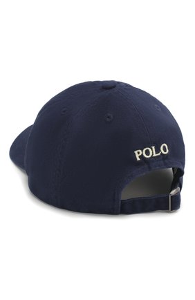 Бейсболка с логотипом бренда Polo Ralph Lauren синего цвета, арт. 323552489 в ЦУМ | Фото №2 Бейсболка с логотипом бренда Polo Ralph Lauren синего цвета | Фото №2