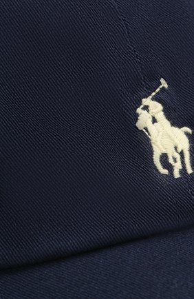 Бейсболка с логотипом бренда Polo Ralph Lauren синего цвета, арт. 323552489 в ЦУМ | Фото №3 Бейсболка с логотипом бренда Polo Ralph Lauren синего цвета | Фото №3