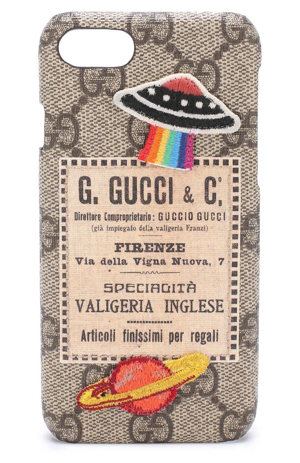 Чехол для iPhone 7 с принтом Gucci | Фото №1