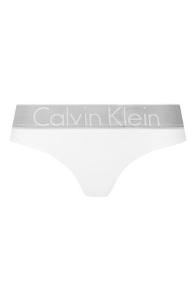 Женские стринги с широким поясом и логотипом бренда CALVIN KLEIN белого цвета по цене 2855 руб., арт. QF4054E | Фото 1 Женские стринги с широким поясом и логотипом бренда CALVIN KLEIN белого цвета, арт. QF4054E | Фото 1