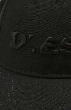 Бейсболка с логотипом бренда Diesel, черного цвета, арт. 00S9G4/0LA0I в ЦУМ | Фото №3 Бейсболка с логотипом бренда Diesel черного цвета | Фото №3