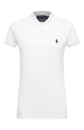 Женское хлопковое поло POLO RALPH LAUREN белого цвета по цене 9935 руб., арт. 211505654 | Фото 1 Женское хлопковое поло POLO RALPH LAUREN белого цвета, арт. 211505654 | Фото 1