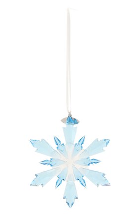 Мужского елочное украшение frozen snowflake SWAROVSKI голубого цвета по цене 9490 руб., арт. 5286457 | Фото 2 Мужского елочное украшение frozen snowflake SWAROVSKI голубого цвета, арт. 5286457 | Фото 2