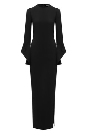 Женское шелковое платье TOM FORD черного цвета по цене 337000 руб., арт. AB2115-FAX230 | Фото 1 Женское шелковое платье TOM FORD черного цвета, арт. AB2115-FAX230 | Фото 1
