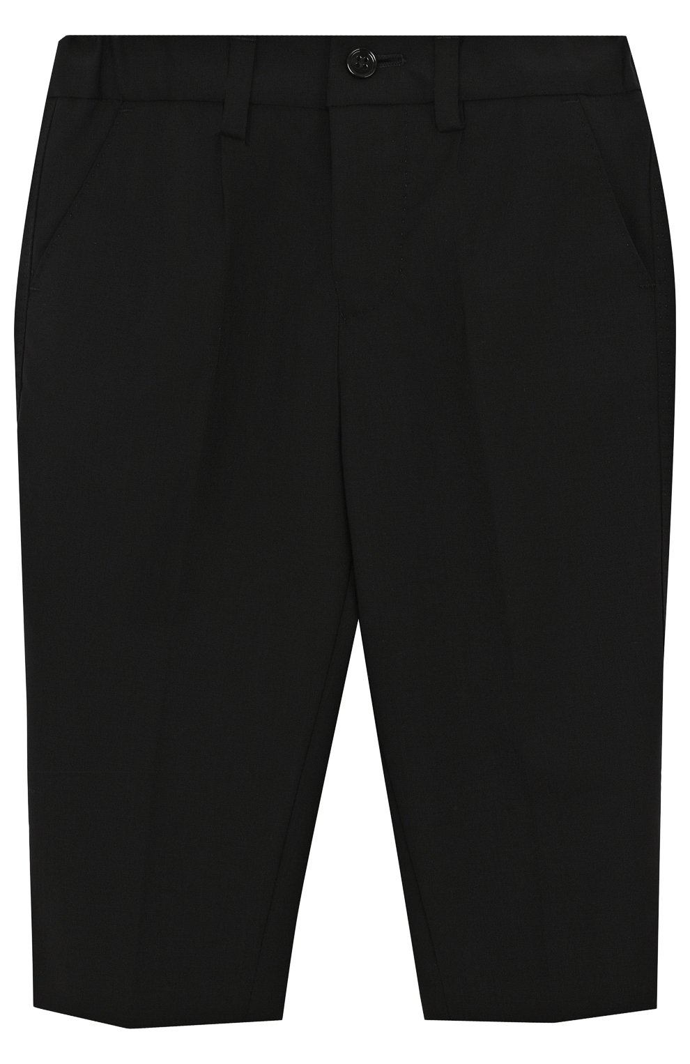Детские шерстяные брюки DOLCE & GABBANA черного цвета, арт. L11P03/FUBBG | Фото 1