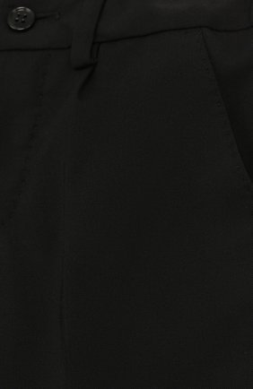 Детские шерстяные брюки DOLCE & GABBANA черного цвета по цене 14650 руб., арт. L11P03/FUBBG | Фото 3 Детские шерстяные брюки DOLCE & GABBANA черного цвета, арт. L11P03/FUBBG | Фото 3