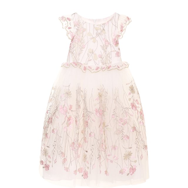 Многослойное платье с вышивкой и оборками David Charles