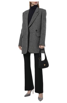 Женские замшевые туфли gianvito 105 GIANVITO ROSSI серого цвета по цене 49450 руб., арт. G28470.15RIC.CAMFUM0 | Фото 2 Женские замшевые туфли gianvito 105 GIANVITO ROSSI серого цвета, арт. G28470.15RIC.CAMFUM0 | Фото 2 (Статус проверки: Проверено, Проверена категория; Подошва: Плоская; Материал внешний: Замша; Каблук высота: Высокий; Каблук тип: Шпилька)