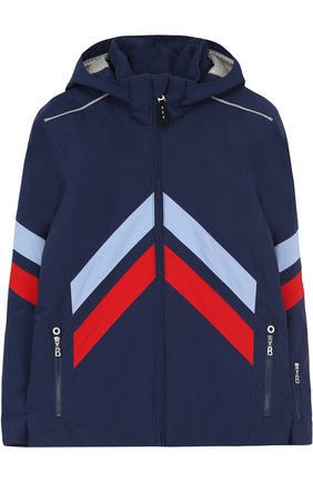 Куртка с капюшоном и контрастной отделкой Bogner Kids синего цвета, арт. 35304901 в ЦУМ | Фото №1 Куртка с капюшоном и контрастной отделкой Bogner Kids синего цвета | Фото №1