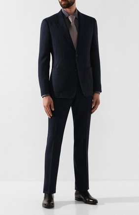 Мужские кожаные оксфорды SANTONI черного цвета по цене 48950 руб., арт. MCKE14285JJ1I0BRN01 | Фото 2 Мужские кожаные оксфорды SANTONI черного цвета, арт. MCKE14285JJ1I0BRN01 | Фото 2