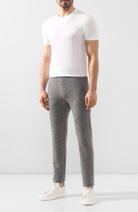 Мужской шерстяные брюки Z ZEGNA серого цвета по цене 42850 руб., арт. V8475/ZZTP60 | Фото 2 Мужской шерстяные брюки Z ZEGNA серого цвета, арт. V8475/ZZTP60 | Фото 2