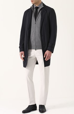 Мужские кремовые хлопковые брюки прямого кроя Z Zegna, арт. VP132/ZZ369 купить в ЦУМ | Фото №1 Хлопковые брюки прямого кроя Z Zegna кремовые | Фото №1