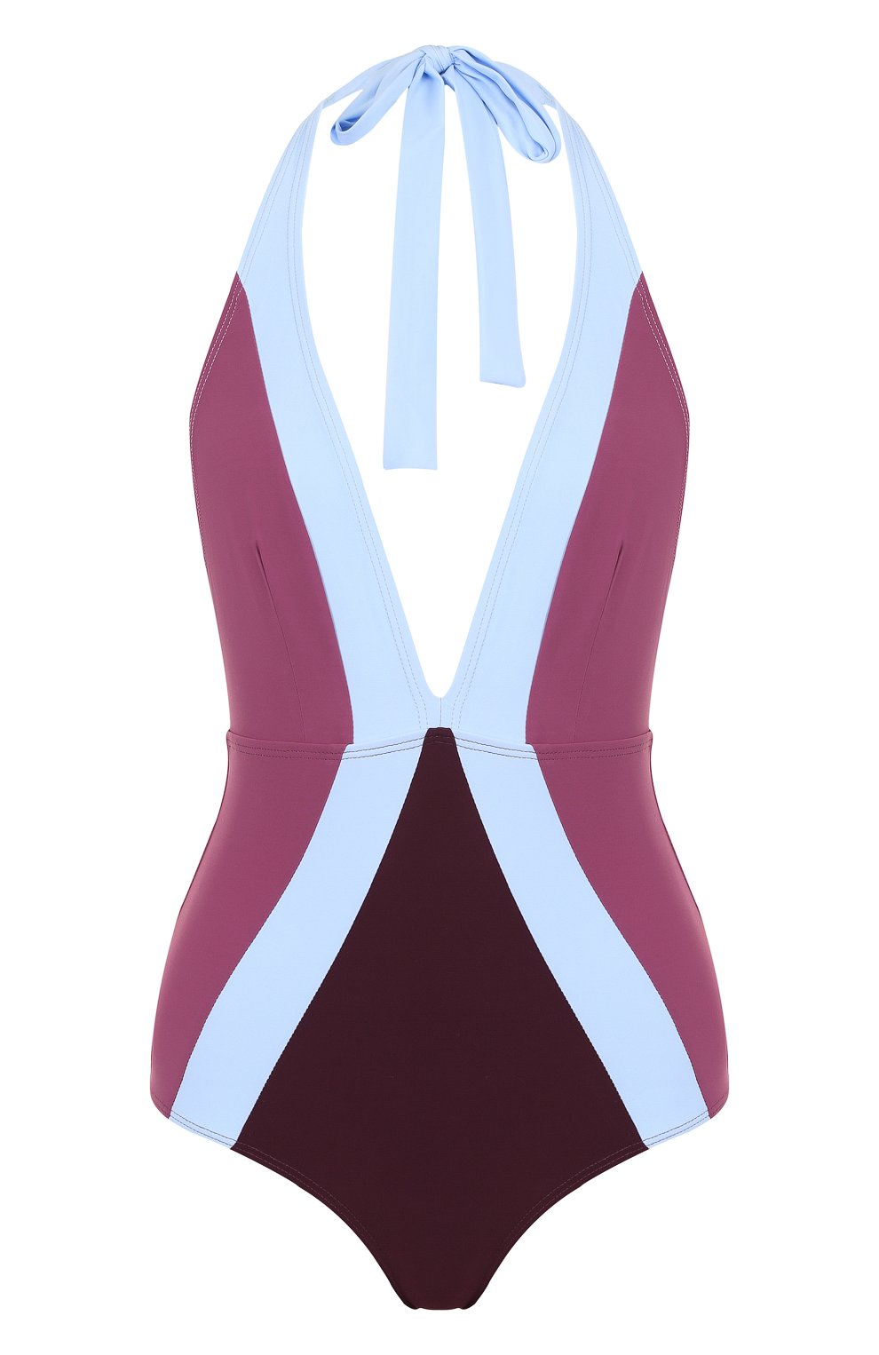 Женский разноцветный слитный купальник с открытой спиной Flagpole