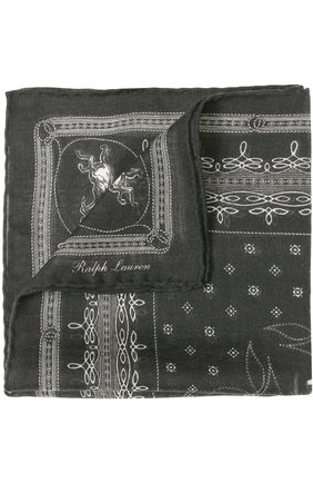 Мужской платок из смеси кашемира и шелка RALPH LAUREN черного цвета по цене 13950 руб., арт. 791669631 | Фото 1 Мужской платок из смеси кашемира и шелка RALPH LAUREN черного цвета, арт. 791669631 | Фото 1