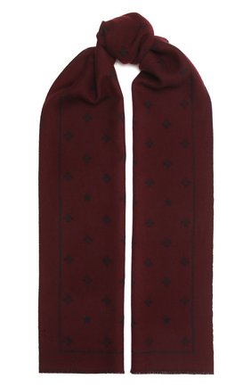 Мужской шерстяной шарф с необработанным краем GUCCI бордового цвета по цене 26500 руб., арт. 430583/4G200 | Фото 1 Мужской шерстяной шарф с необработанным краем GUCCI бордового цвета, арт. 430583/4G200 | Фото 1