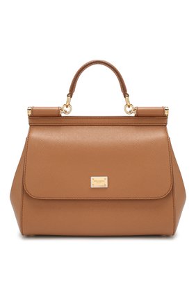 Женская сумка sicily medium DOLCE & GABBANA коричневого цвета по цене 104000 руб., арт. BB6002/A1001 | Фото 1 Женская сумка sicily medium DOLCE & GABBANA коричневого цвета, арт. BB6002/A1001 | Фото 1