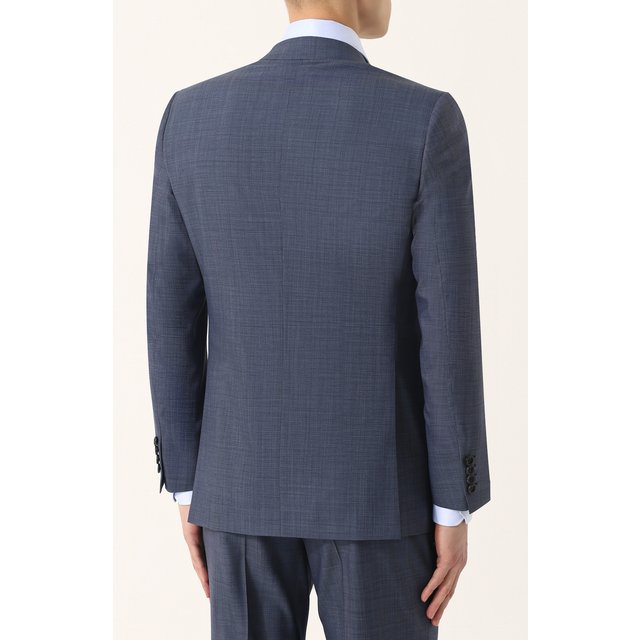фото Шерстяной костюм с пиджаком на двух пуговицах brioni