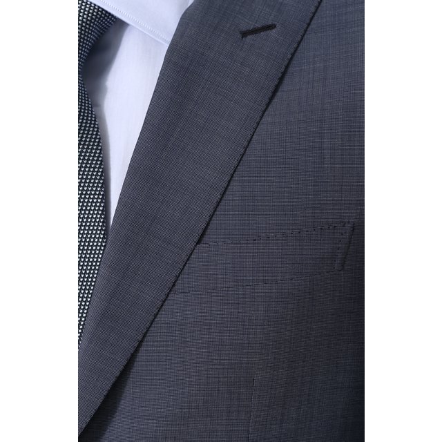 фото Шерстяной костюм с пиджаком на двух пуговицах brioni