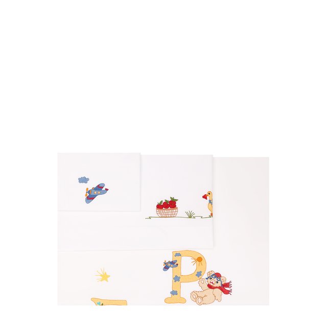 Хлопковый комплект постельного белья из трех предметов Loretta Caponi 17/1/K682683/002