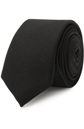 Шелковый галстук Dolce & Gabbana, черного цвета, арт. 0135/GT142E/G0U46 в ЦУМ | Фото №1 Шелковый галстук Dolce & Gabbana черного цвета | Фото №1