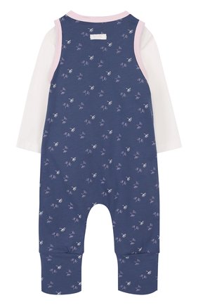 Детский хлопковая пижама с принтом SANETTA синего цвета, арт. 906445 | Фото 2 (Статус проверки: Проверено, Проверена категория)