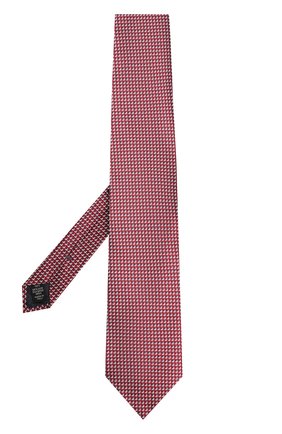 Мужской шелковый галстук с узором Z ZEGNA красного цвета по цене 18350 руб., арт. Z3D13/1XW | Фото 2 Мужской шелковый галстук с узором Z ZEGNA красного цвета, арт. Z3D13/1XW | Фото 2 (Статус проверки: Проверено; Материал: Текстиль, Шелк; Принт: С принтом)