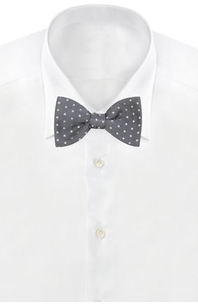 Мужской шелковый галстук-бабочка LANVIN серого цвета по цене 11050 руб., арт. 2148/B0W TIE | Фото 2 Мужской шелковый галстук-бабочка LANVIN серого цвета, арт. 2148/B0W TIE | Фото 2 (Материал: Текстиль, Шелк; Статус проверки: Проверена категория, Проверено)