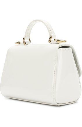 Сумка из лаковой кожи Dolce & Gabbana белого цвета, арт. 0130/EB0103/A1471 в ЦУМ | Фото №2 Сумка из лаковой кожи Dolce & Gabbana белого цвета | Фото №2