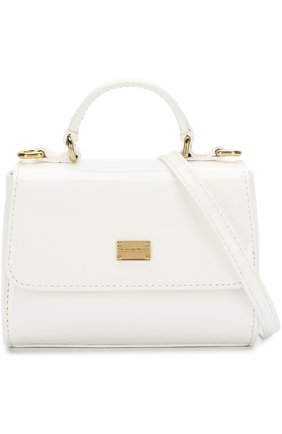 Сумка из лаковой кожи Dolce & Gabbana белого цвета, арт. 0130/EB0103/A1471 в ЦУМ | Фото №4 Сумка из лаковой кожи Dolce & Gabbana белого цвета | Фото №4
