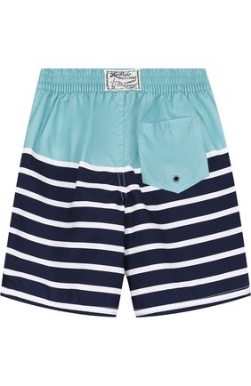 Детские шорты в полоску с эластичным поясом POLO RALPH LAUREN синего цвета по цене 5865 руб., арт. 322682686 | Фото 2 Детские шорты в полоску с эластичным поясом POLO RALPH LAUREN синего цвета, арт. 322682686 | Фото 2 (Материал подклада: Синтетический материал; Статус проверки: Проверено, Проверена категория; Материал внешний: Полиэстер, Синтетический материал; Мальчики Кросс-КТ: Шорты-одежда)