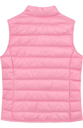 Детский пуховой жилет на кнопках Moncler Enfant розового цвета, арт. D1-954-48312-99-53048/8-10A в ЦУМ | Фото №1 Детский пуховой жилет на кнопках Moncler Enfant розового цвета | Фото №1