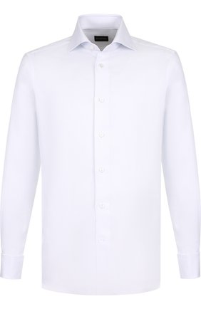 Мужская хлопковая сорочка ERMENEGILDO ZEGNA белого цвета по цене 23400 руб., арт. 301029/9MS4BA | Фото 1 Мужская хлопковая сорочка ERMENEGILDO ZEGNA белого цвета, арт. 301029/9MS4BA | Фото 1
