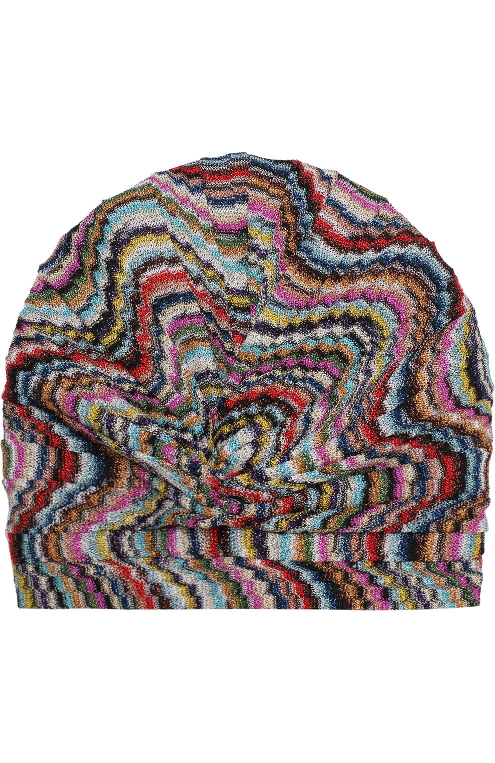 Вязаный тюрбан Missoni, разноцветного цвета, арт. E18.MM.217614 в ЦУМ | Фото №2 Вязаный тюрбан Missoni разноцветного цвета | Фото №2