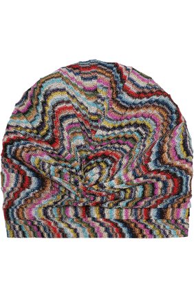 Вязаный тюрбан Missoni, разноцветного цвета, арт. E18.MM.217614 в ЦУМ | Фото №2 Вязаный тюрбан Missoni разноцветного цвета | Фото №2