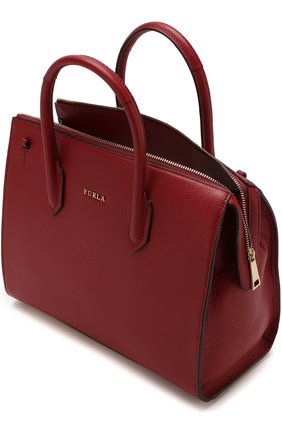 Женская сумка-тоут pin FURLA красная цвета, арт. BMJ9/OAS купить в ЦУМ | Фото №4 Сумка-тоут Pin Furla красная цвета | Фото №4