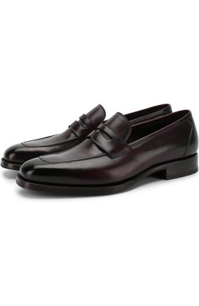 Мужские кожаные пенни-лоферы TOM FORD темно-фиолетового цвета по цене 140500 руб., арт. J0999G-BET | Фото 1 Мужские кожаные пенни-лоферы TOM FORD темно-фиолетового цвета, арт. J0999G-BET | Фото 1 (Статус проверки: Проверено, Проверена категория; Стили: Классический; Материал внутренний: Натуральная кожа; Материал внешний: Кожа)
