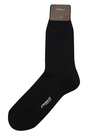 Мужские шерстяные носки ZIMMERLI темно-синего цвета, арт. 2541 | Фото 1 (Материал внешний: Шерсть; Кросс-КТ: бельё)